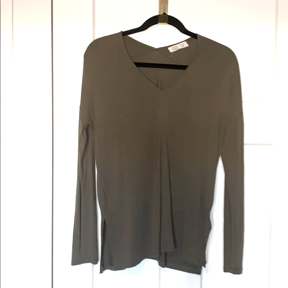 Olive Bamboo Long Sleeve